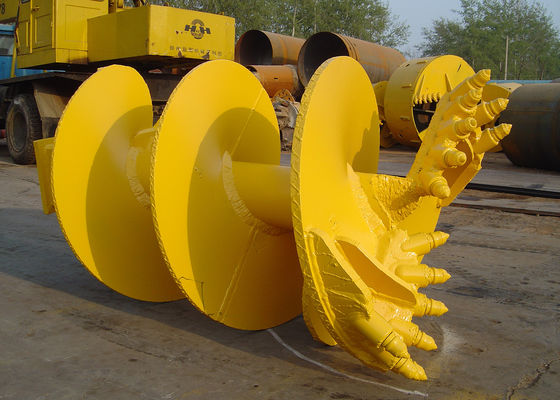सिंगल स्क्रू 500 मिमी फ्लाइट 601Kg रॉक ड्रिलिंग ऑगस्टर